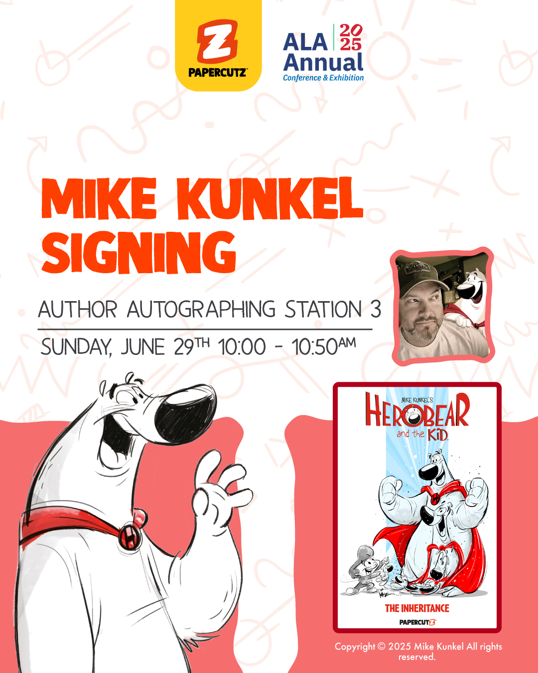 SM - ALA 2025 - Mike Kunkel Signing V3_Post